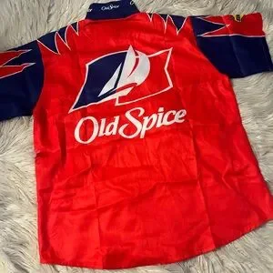 Men’s Ricky Bobby Shirt Talladega Nights Short Sleeve costume shirt (D2)